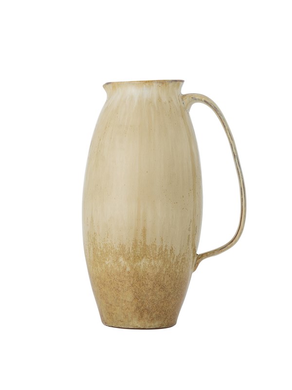 Bloomingville - Saskia Deko Vase, Natur, Stentøj - Ø15,5 Ã H31,5 cm
