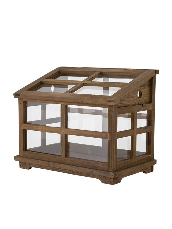 Bloomingville - Marti Displaykasse, Brun, Fyrretræ, L40xH33xW25 cm