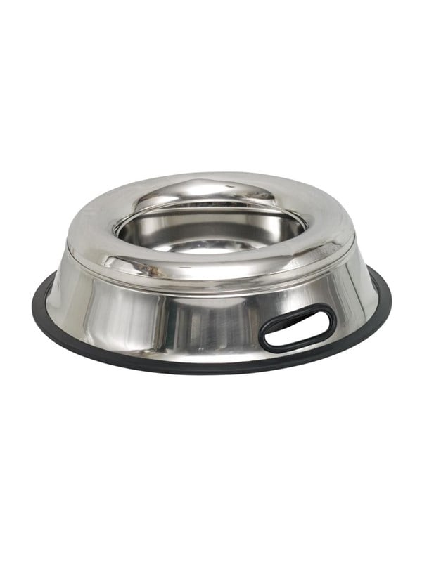 Skål rustfrit stål anti-spild 0,85 l / ø 23 cm - 29,5 cm 1,55 ltr