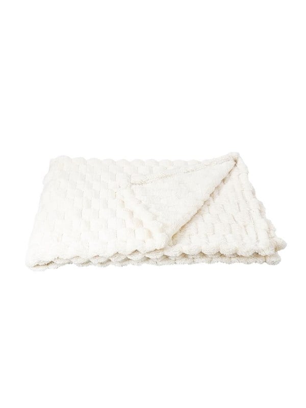 Nobby Plaid DIAMOND Classic 100 x 150 cm Creme billede