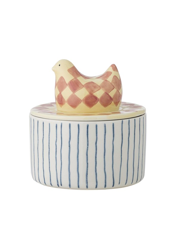 Bloomingville Biona skål med låg Ø11 cm Rose