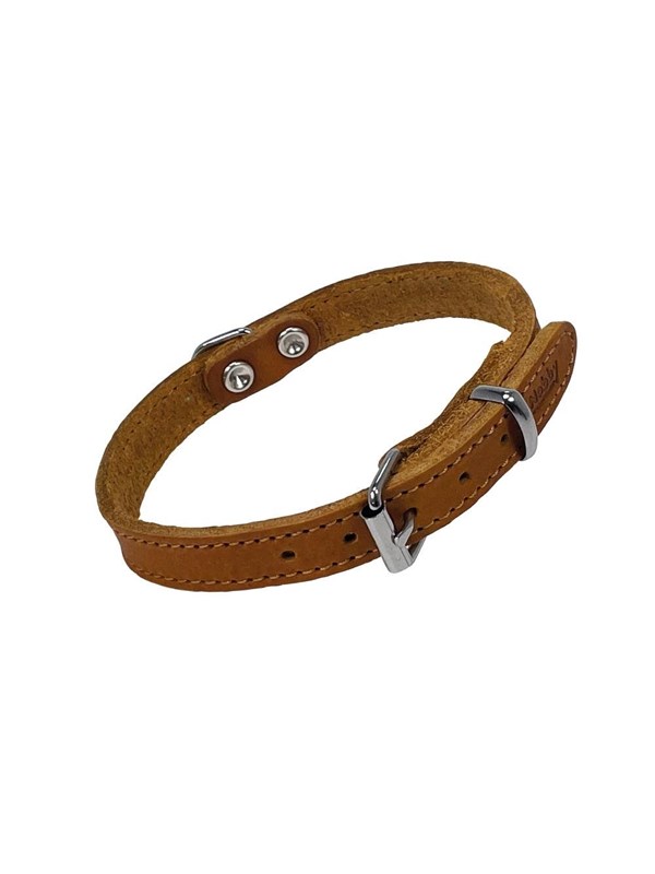 Nobby Halsbånd TABIL, 35 cm (26-31 cm), 14 mm, Cognac
