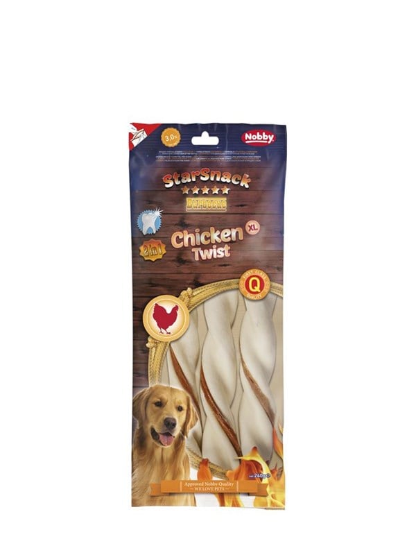 StarSnack BBQ Chicken Twist - 240 g 25 cm billede