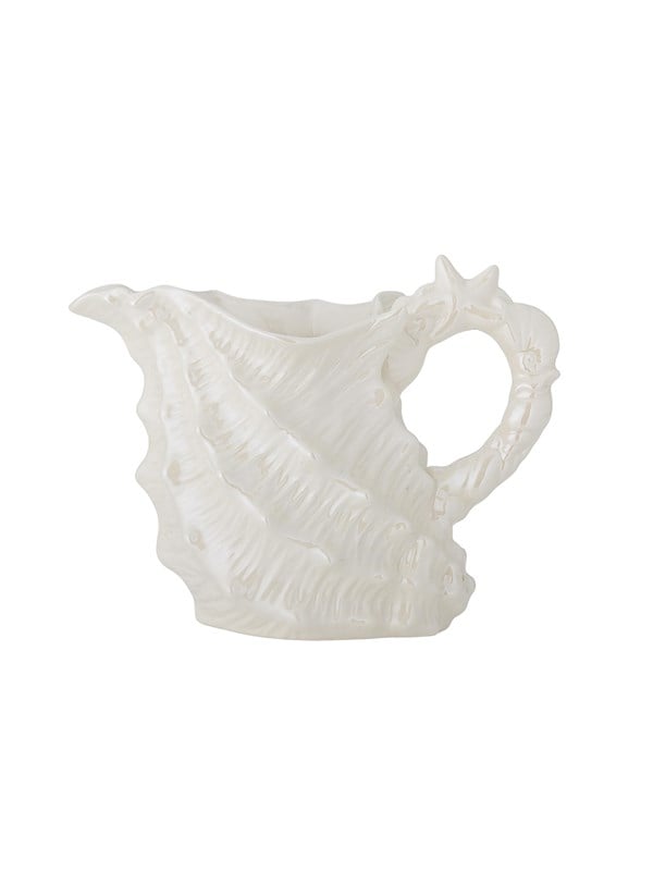 Bloomingville - Shellie Kande, Hvid, Stentøj, D12,5xH18 cm