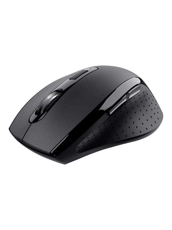 Trust Sura - mouse - comfortable - 2.4 GHz - black - Mus - Optisk - 6 knapper - Sort