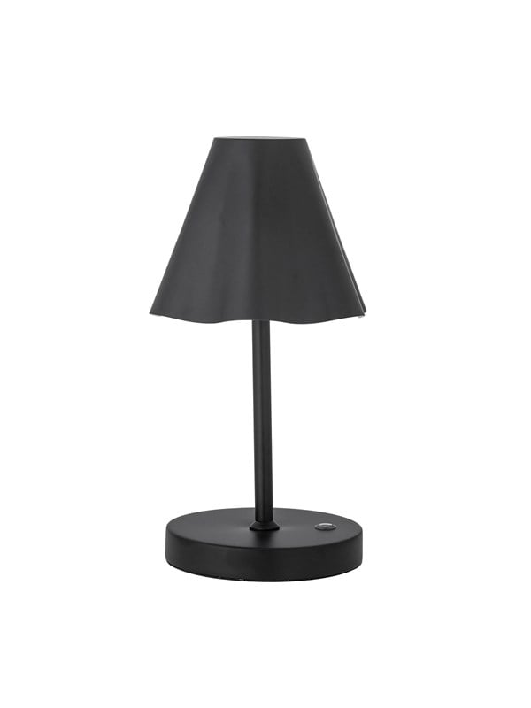 Bloomingville - Lianna Bordlampe - Genopladelig - Sort - Metal