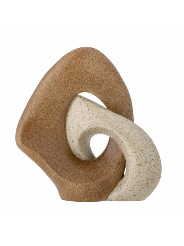 Bloomingville - Esad Deko, Brun, Polyresin, L20,5xH21,5xW8 cm