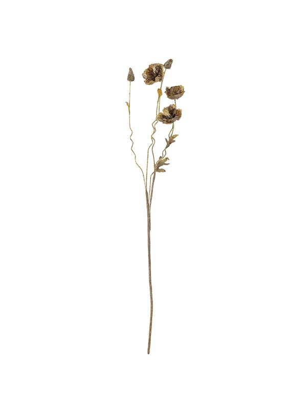 Bloomingville - Poppy Stilk, Brun, Kunstige Blomster, D16xH104 cm