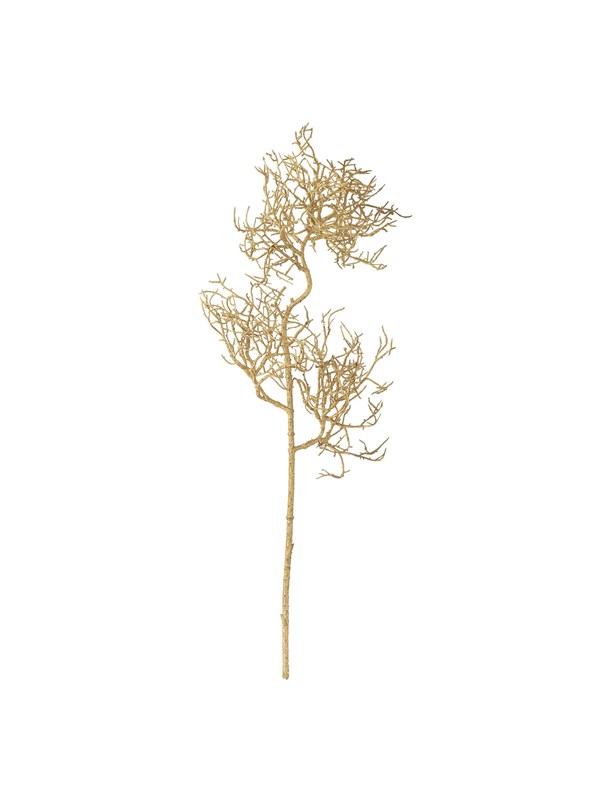 Bloomingville - Coral Stilk, Guld, Kunstige Blomster, D25xL61 cm