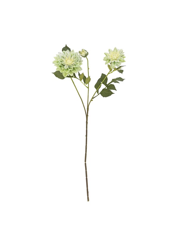 Bloomingville - Chrysantemum Stilk, Hvid, Kunstige Blomster, D22xH75 cm