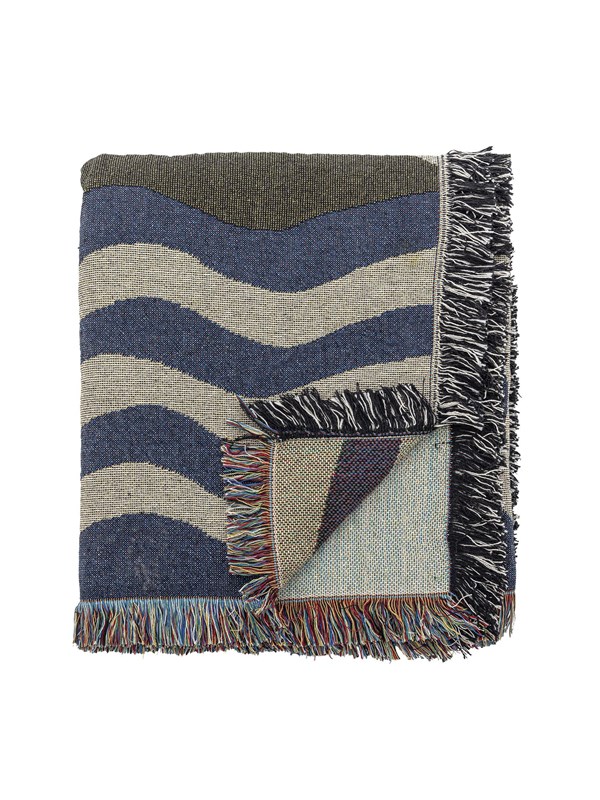 Bloomingville - Vinay Plaid, L160xB130 cm, Multifarvet