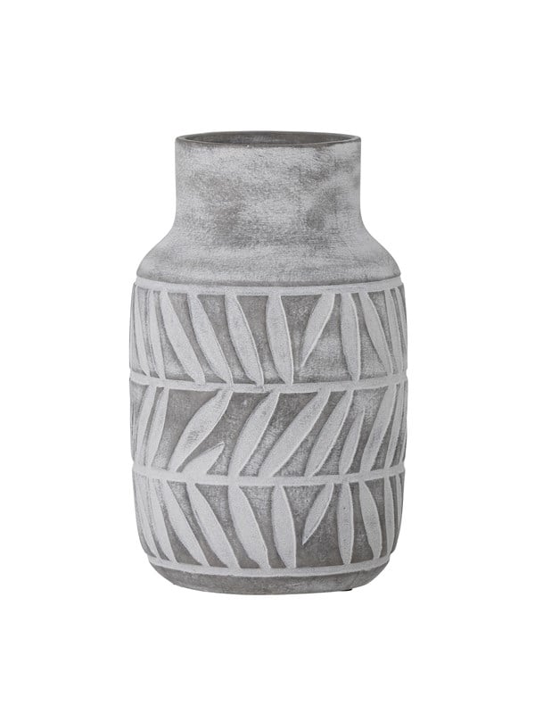 Bloomingville - Saku Vase - Grå - Keramik - H 27,5 Cm