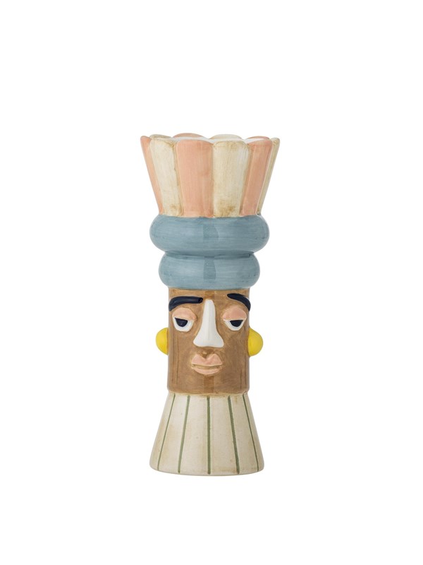 Bloomingville - Minio Vase, Multifarvet, Keramik, D7,5xH17 cm
