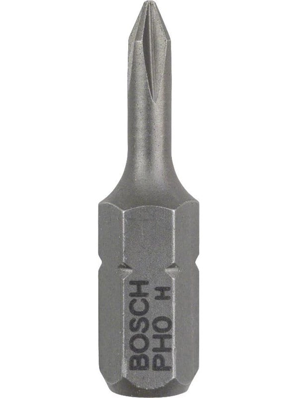 Bosch Accessories 2607001506 2607001506 Krydskærv-bit PH 0 ekstra hård C 6.3 3 stk