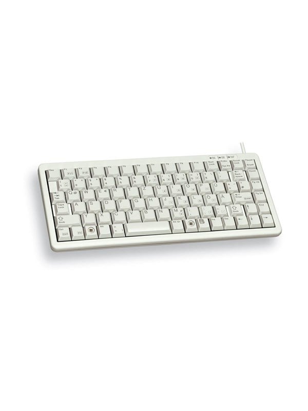 Cherry Compact-Keyboard G84-4100 - keyboard - Polish - light grey Input Device - Tastatur - Polsk - Grå