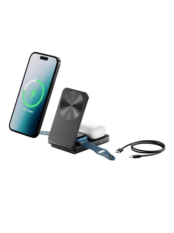 ALOGIC Yoga wireless charging stand - 3-in-1 - 15 Watt
