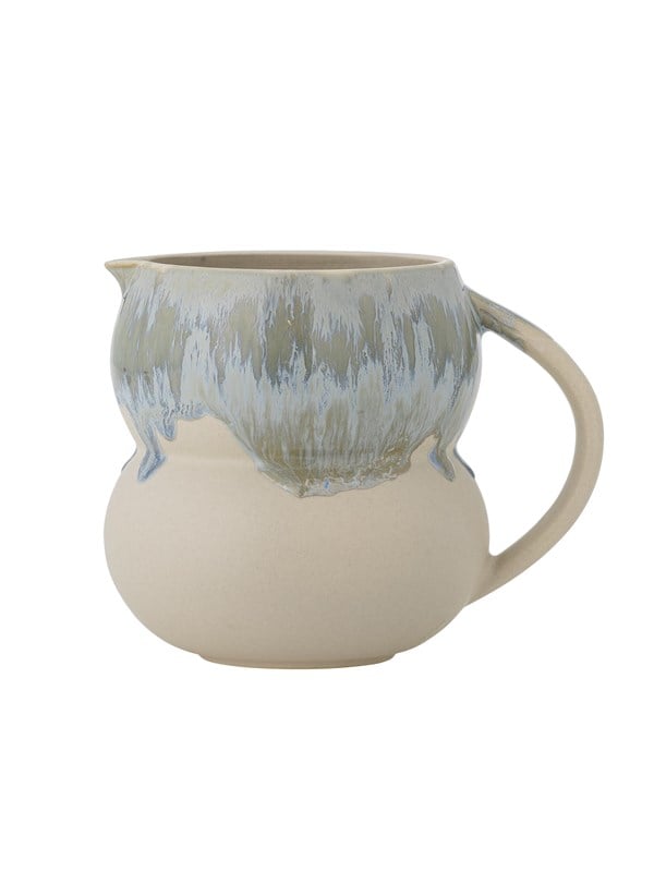 Bloomingville - Luna Flødekande, Blå, Stentøj, D14xH15 cm