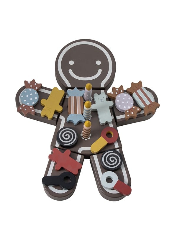 Bloomingville Mini - Tala - Legemad Kage - Brun - Mdf - 16 Dele