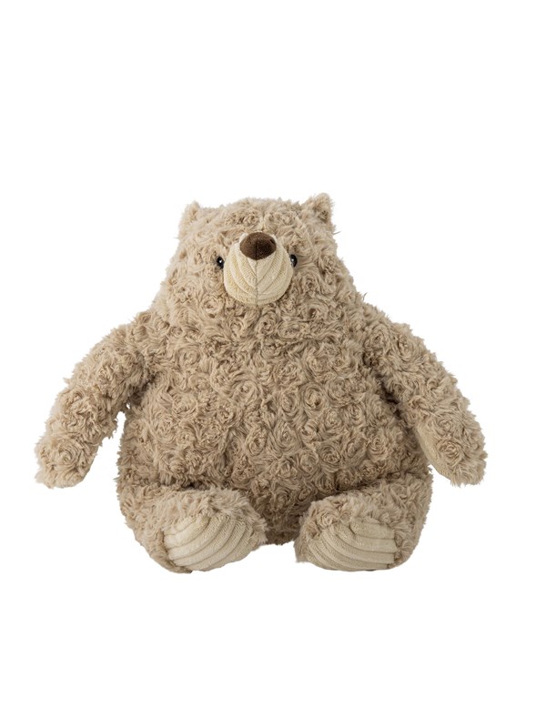 Bloomingville - Olfie Bamse, Brun, Polyester, L33xH30xW25 cm