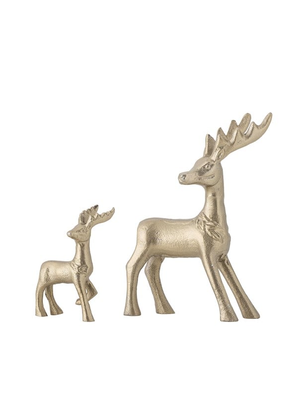 Bloomingville - Kila Deko, Guld, Aluminium, L10xH14xW7,5/L5xH7,5xW4 cm, Set of 2