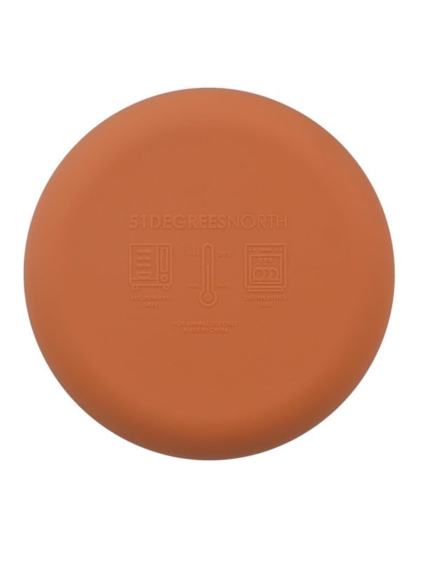 51 Degrees North 51 - Sili Bowl - Cat Bowl - Terracotta - 300ml billede
