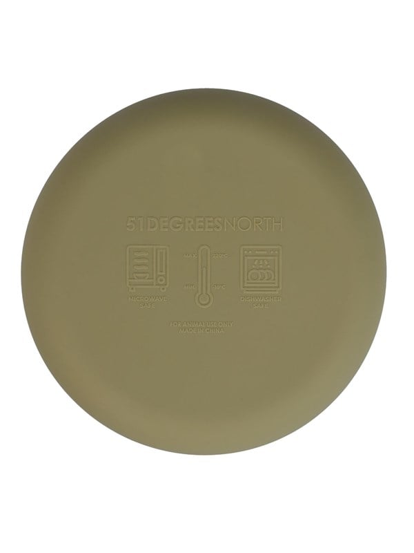 51 Degrees North 51 - Sili Bowl - Cat Bowl - Khaki - 300ml billede