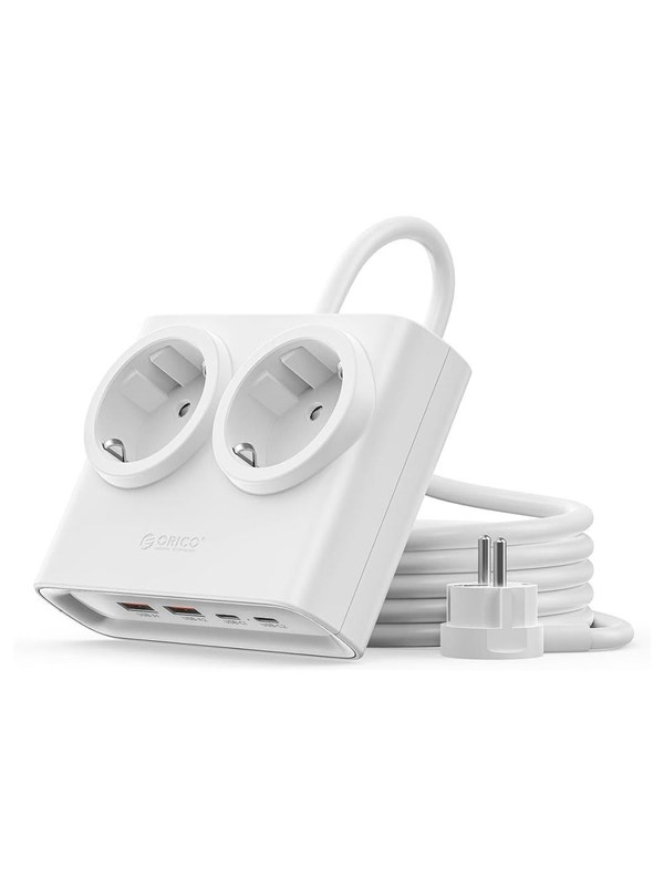 ORICO PDC25 25W 6in1 Power Strip - White
