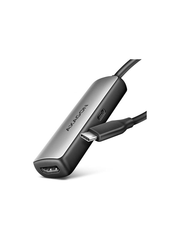 Axagon RVC-HI8KPD, USB-C -> HDMI 2.1 redukce / adaptér, 8K/60Hz, 4K/144Hz, HDR10+, PD100W USB-C -> HDMI 0,16m