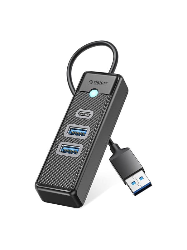 ORICO PWC2U-U3 3-port USB hub 2x USB-A 3.0 1x USB-C 3.0 0.5 m - black USB hub - USB 3.0 - Sort