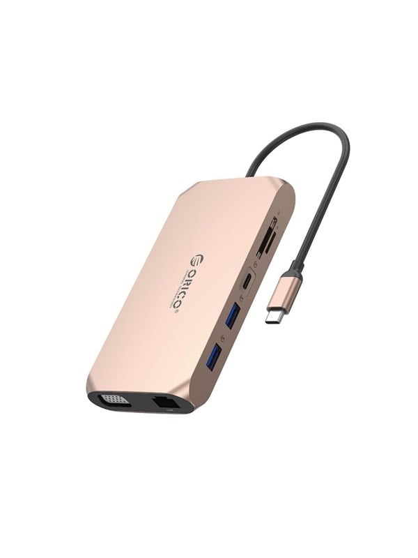 ORICO XCR 12in1 USB-C Docking Station USB hub - USB 3.1 - 12 ports