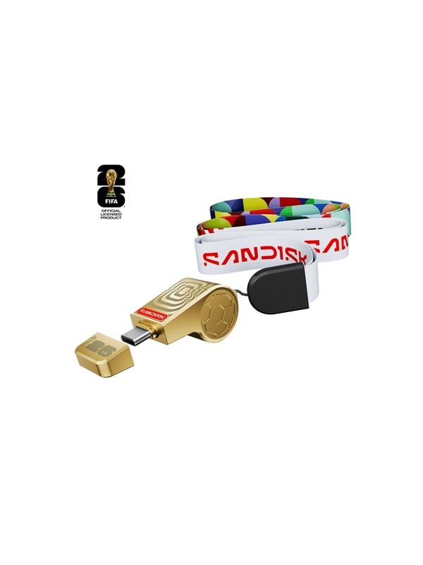 SANDISK - FIFA World Cup 2026 (Gold Edition) - USB flash drive - 128 GB - 128GB - USB Stick