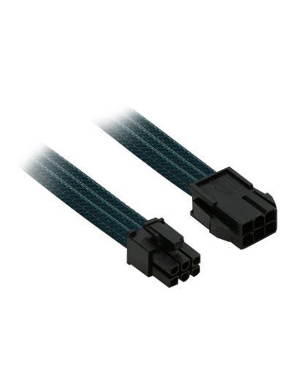 Nanoxia Single Sleeve - power extension cable - 6 pin PCIe power to 6 pin PCIe power - 30 cm