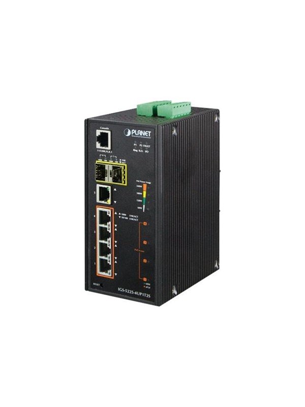 PLANET IGS-5225-4UP1T2S Switch 5-porte Gigabit Ethernet