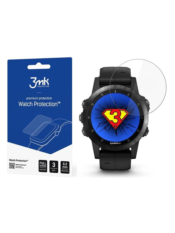 3mk Hybrid Glass Watch Protection FlexibleGlass for Garmin Fenix ​​5 Plus