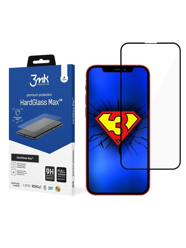 3mk HardGlass Max Tempered Glass for iPhone 13 / 13 Pro