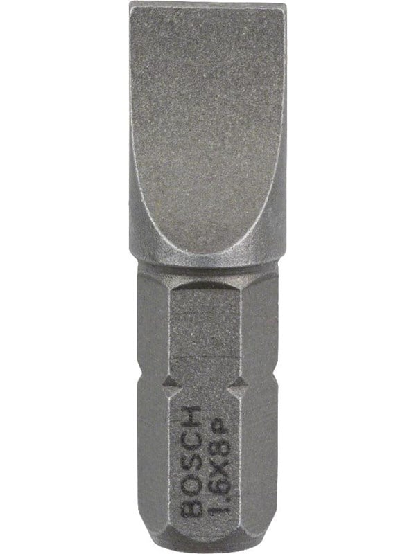 Bosch Bit Lige 1,6x8,0mm 25mm 3stk - 2607001471