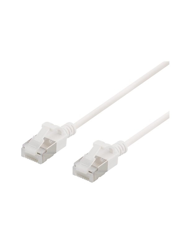 Deltaco patch cable - white - Hvid