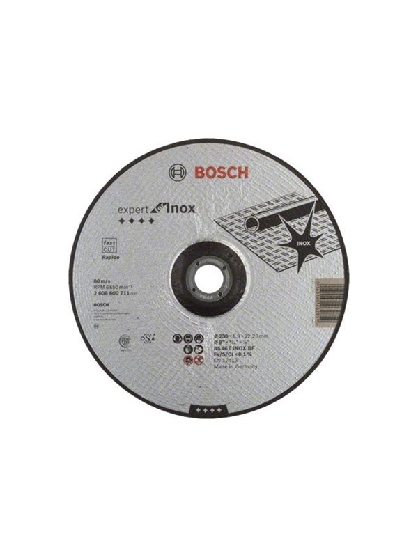 Bosch Expert for INOX - Rapido AS 46 T INOX BF - Skæreskive - til rustfrit stål - 230 mm