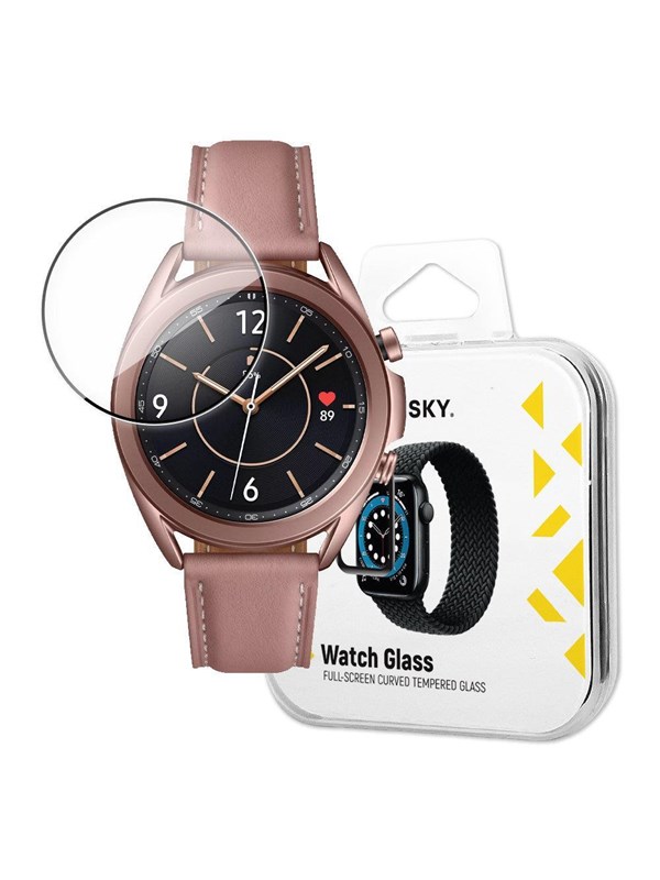 Wozinsky Watch Glass hybridglas til Samsung Galaxy Watch 3 41 mm sort