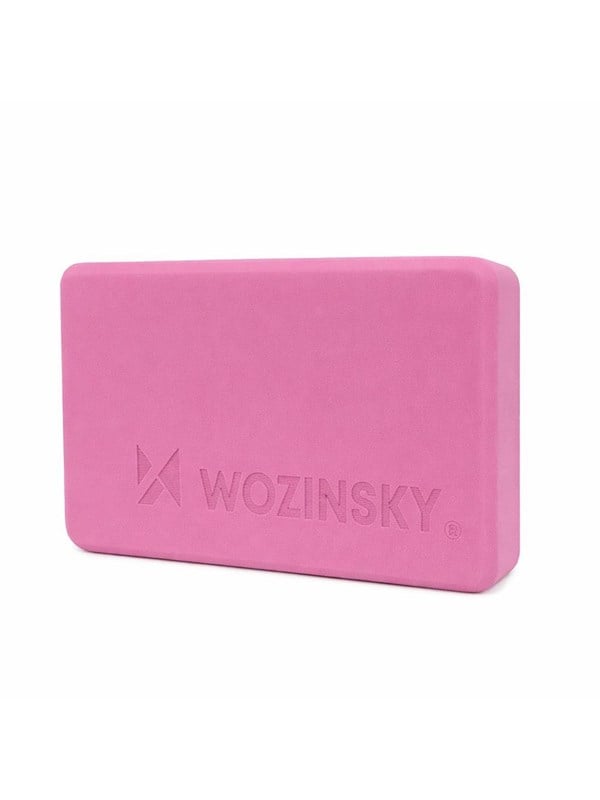 Wozinsky WKDJ-P yogaklods til Pilates og udstrækningsøvelser - pink
