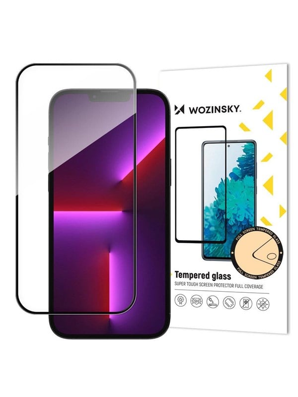 Wozinsky Super holdbart hærdet glas Case Friendly Full Glue iPhone 15 - sort