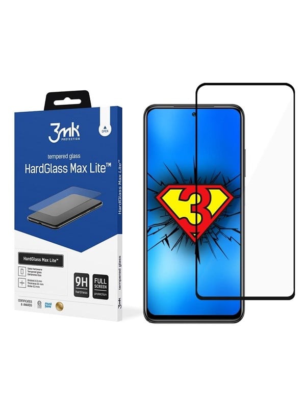 3mk HardGlass Max Lite Tempered Glass - Xiaomi Redmi Note 10 / 10S