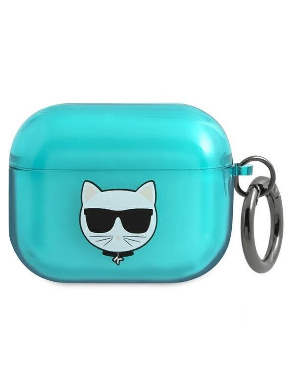 Karl Lagerfeld Choupette AirPods Pro Case - Blue