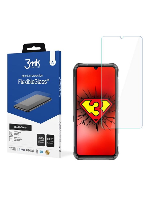 3mk FlexibleGlassTM hybrid glass - Umidigi Bison