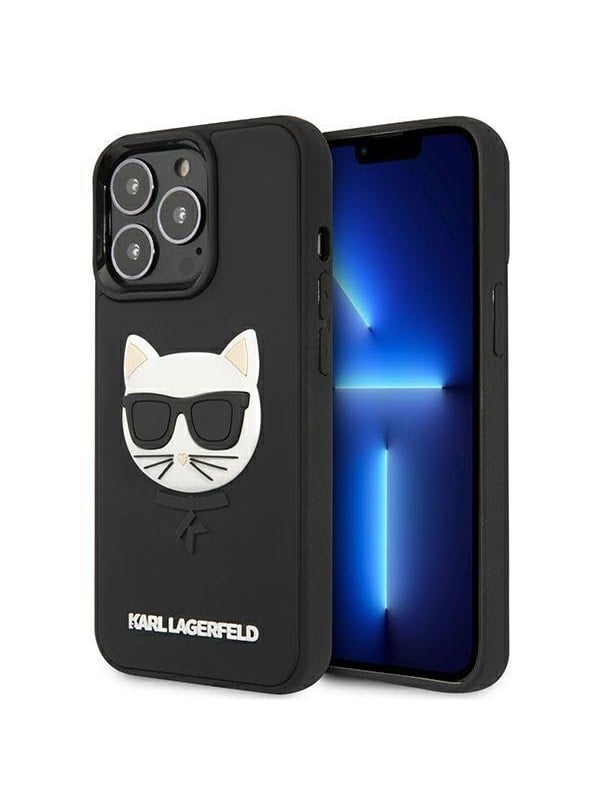 Karl Lagerfeld Karl Lagerfeld KLHCP13LCH3DBK 13 Pro / 13 6,1" czarny/black hardcase 3D Rubber Choupette