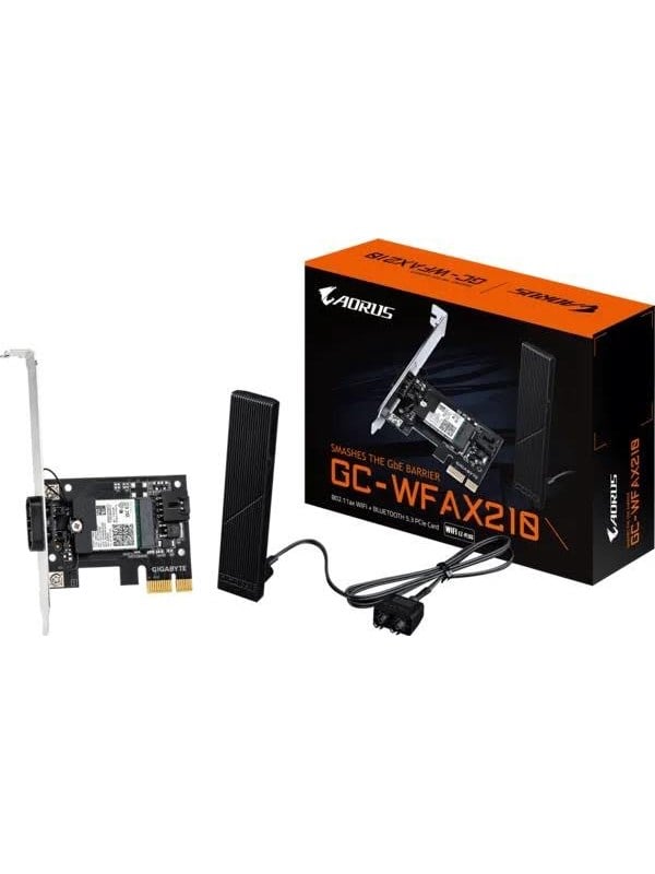 GIGABYTE GC-WFAX210 Intel Wi-Fi 6E Tri-Band PCIe Network Card with Bluetooth 5.2