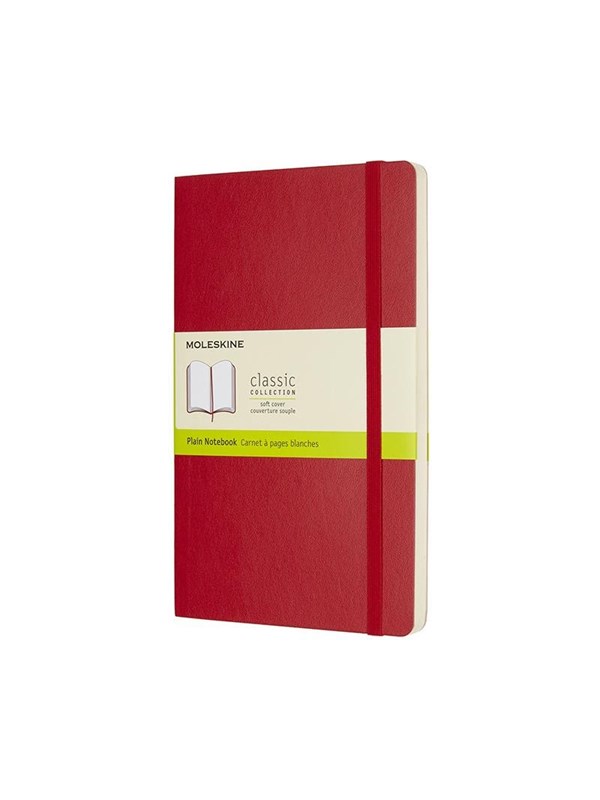 Moleskine Classic Soft Blank Large Rød