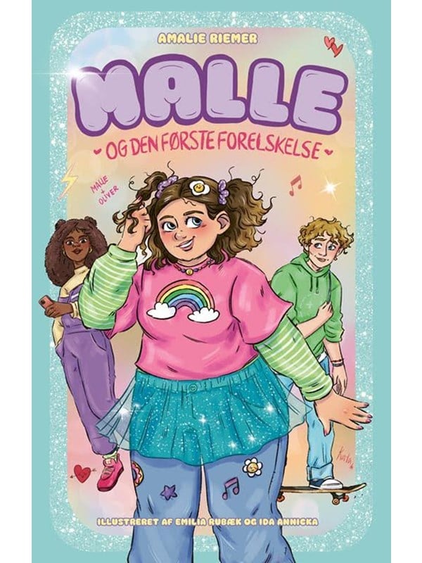Malle og den første forelskelse - Børnebog - Hardcover