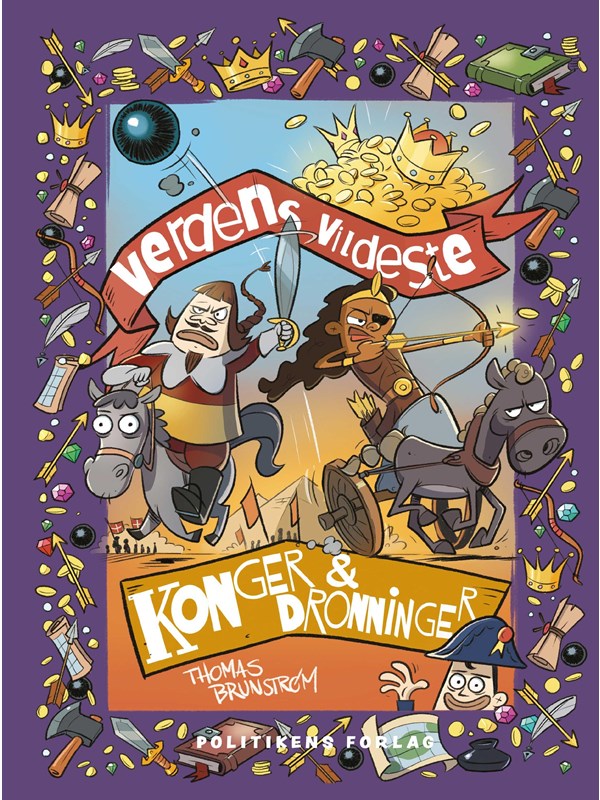 Verdens vildeste konger og dronninger - Børnebog - Hardback