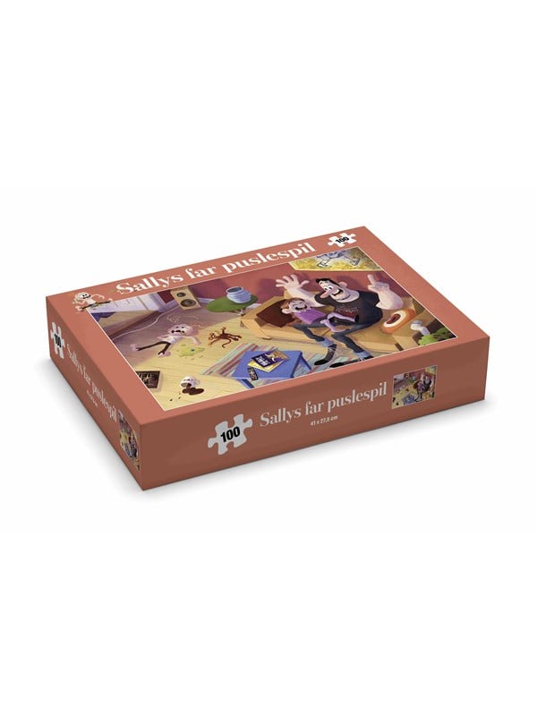 Carlsen Sallys far puslespil 100 brikker